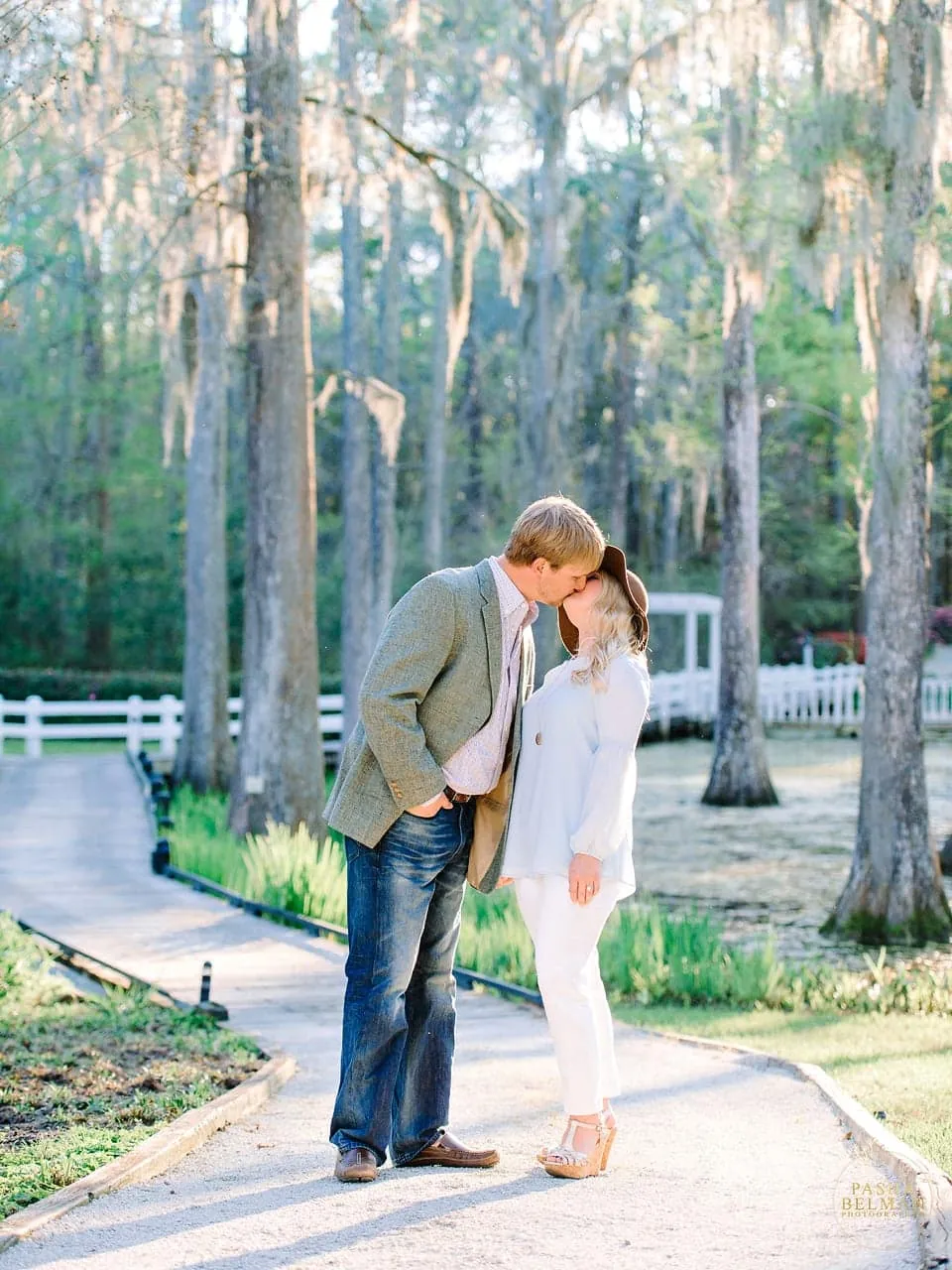 Engagement pictures Georgetown SC historic district