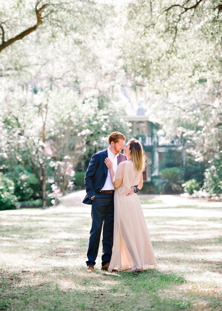 Wachesaw Plantation engagement photographer in Murrells Inlet SC