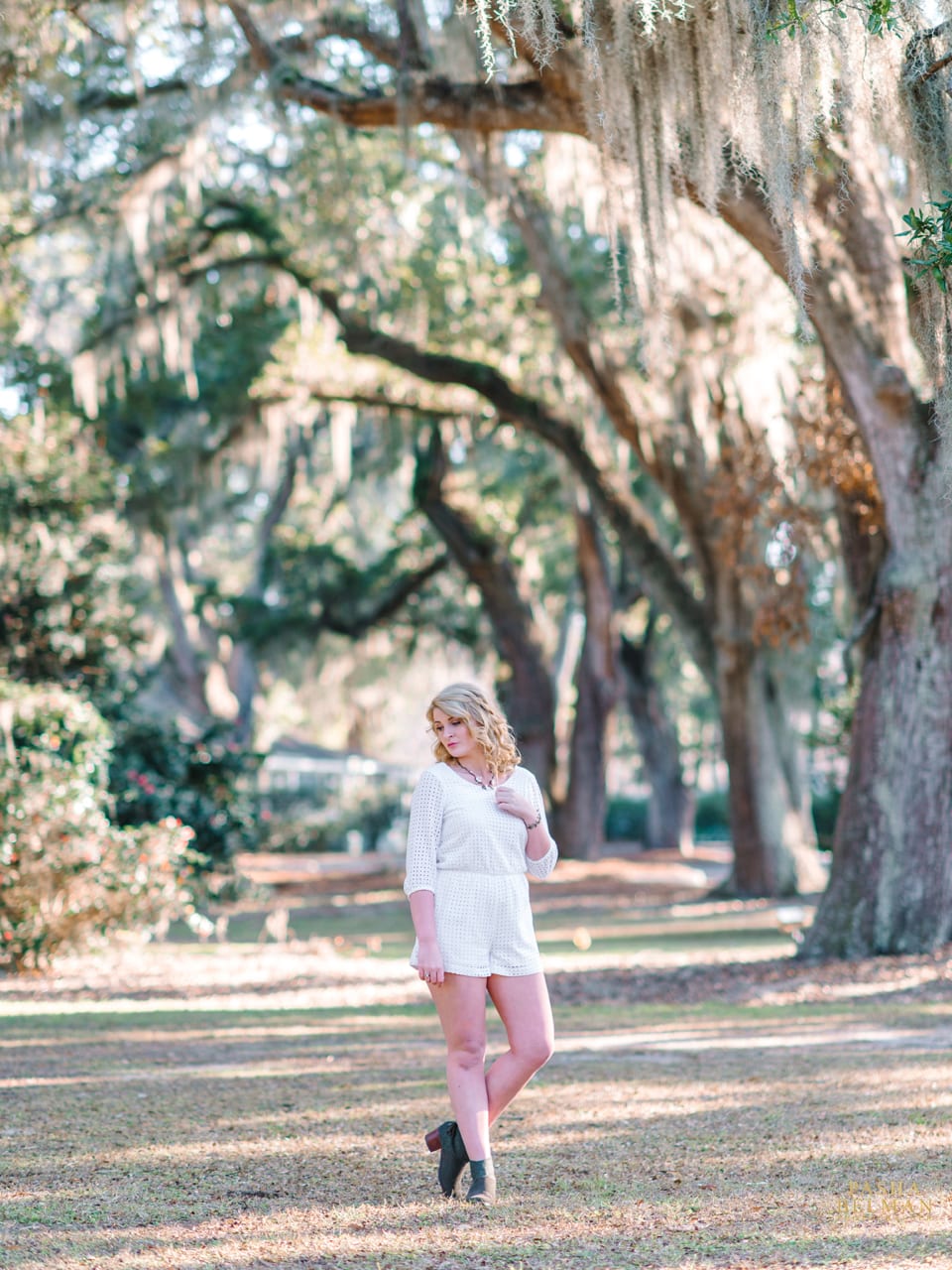 Live Oak Tree Plantation Senior Pictures at Wachesaw in Murrells Inlet by Pasha Belman Photography