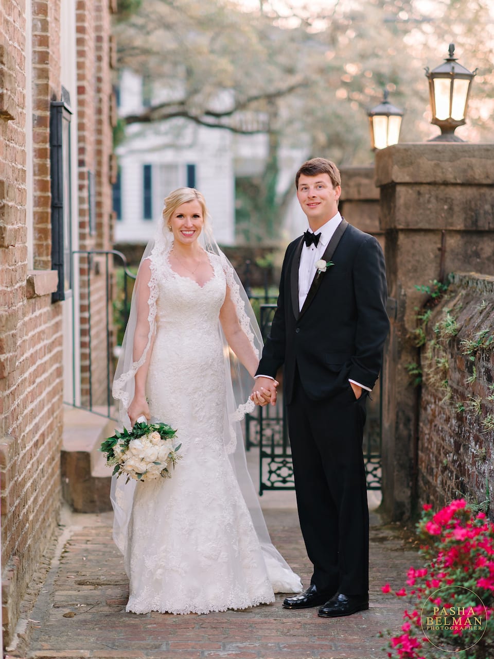 Wedding Photography in Georgetown, SC. Gorgeous Church Wedding Ceremony in Historic Downtown Georgetown. 