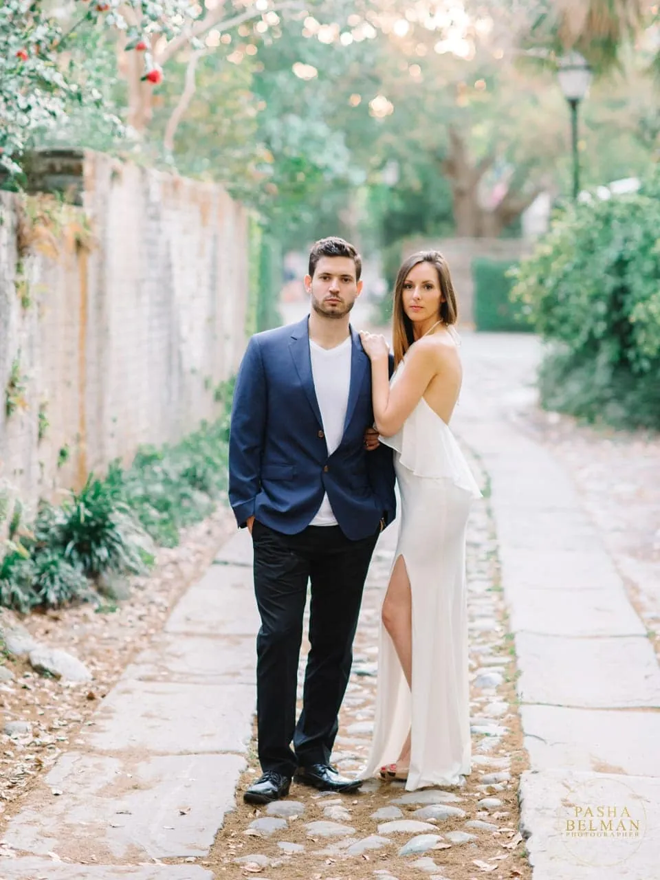 Charleston engagement photography session in downtown Charleston