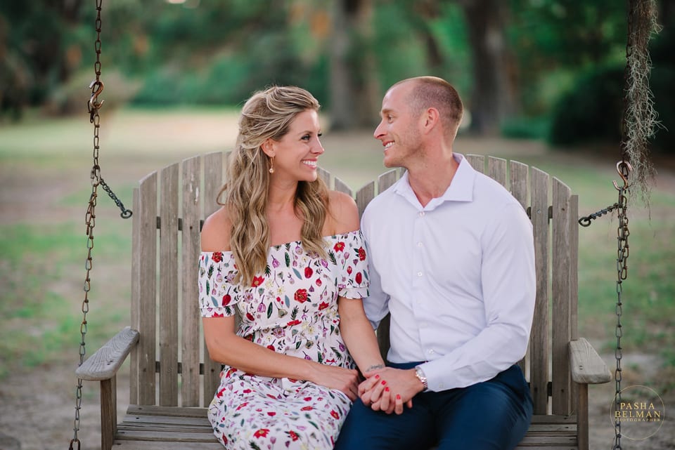Awesome Engagement Pictures in Georgetown, SC at Mansfield Plantation by Charleston Wedding Photographer Pasha Belman