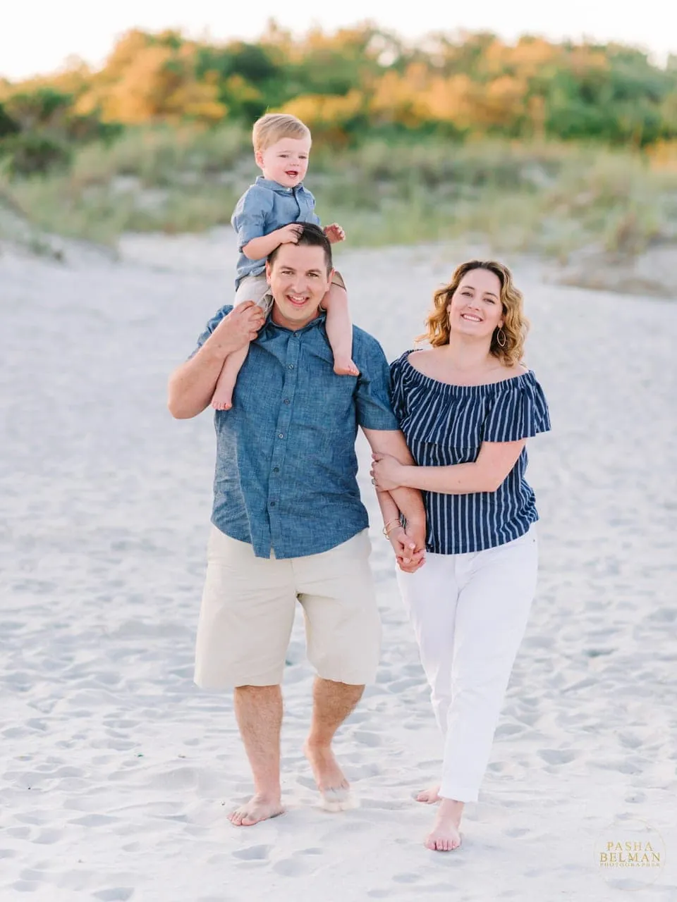 Myrtle Beach family photography session showing natural parent and toddler interaction