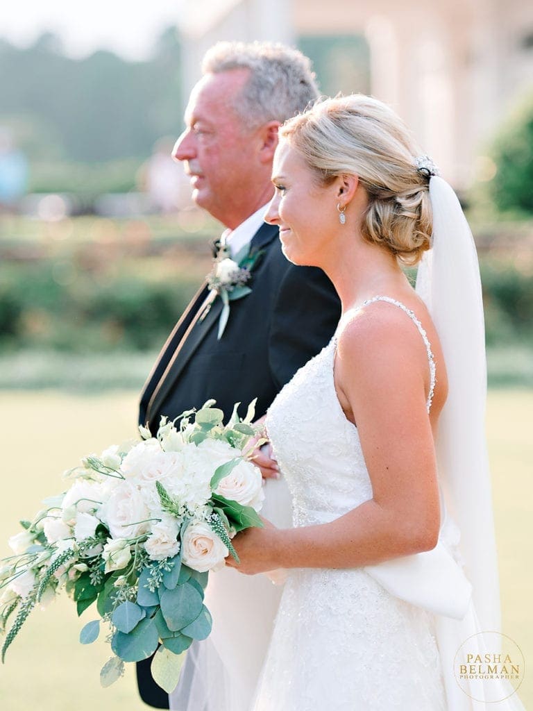 Couple portraits at Pine Lakes Country Club wedding Myrtle Beach SC
