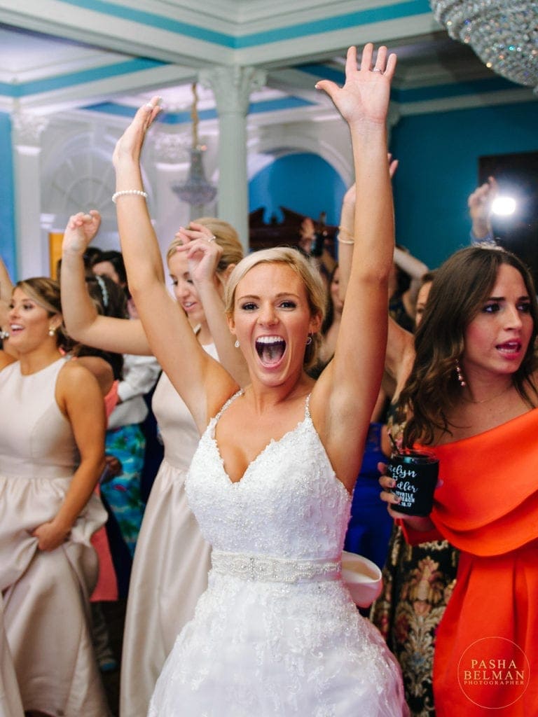 Wedding night celebration at Pine Lakes Country Club Myrtle Beach SC