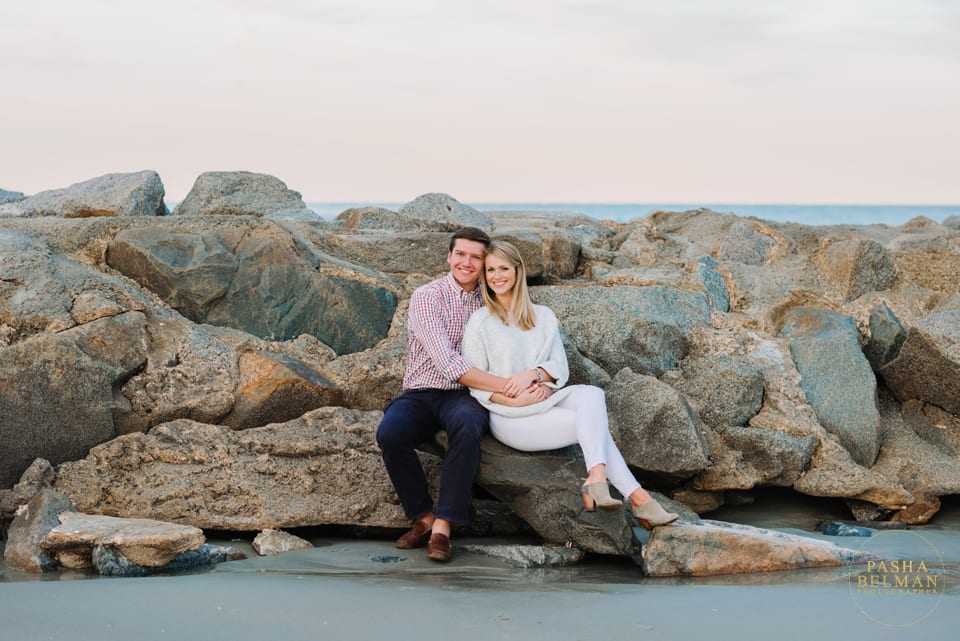 A Pawleys Island Engagement Session at Caledonia Golf & Fish Club and Pawleys Island Beach by Pasha Belman Photographer