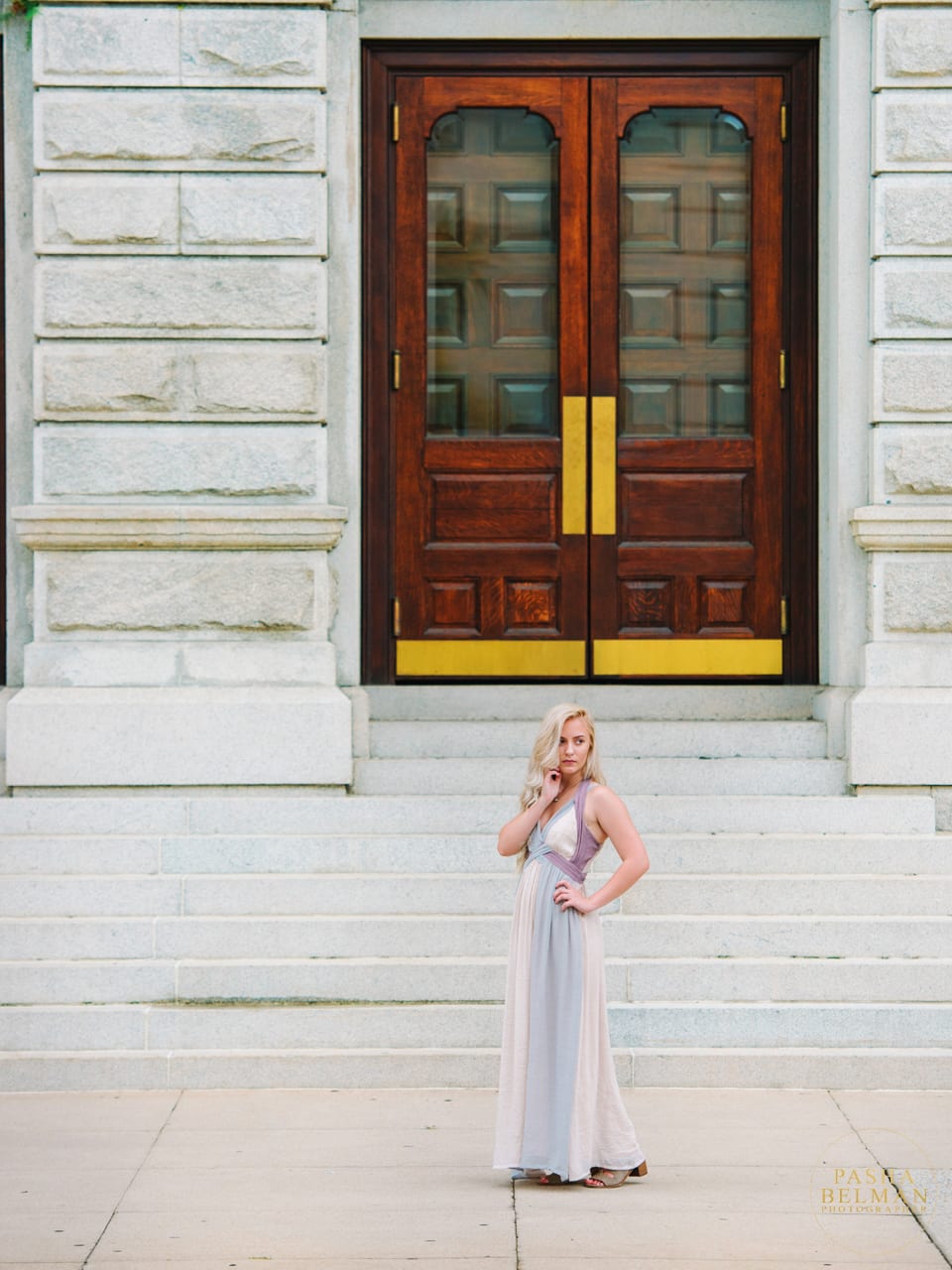 Gorgeous high school senior pictures in downtown Charleston SC by Pasha Belman Photographer