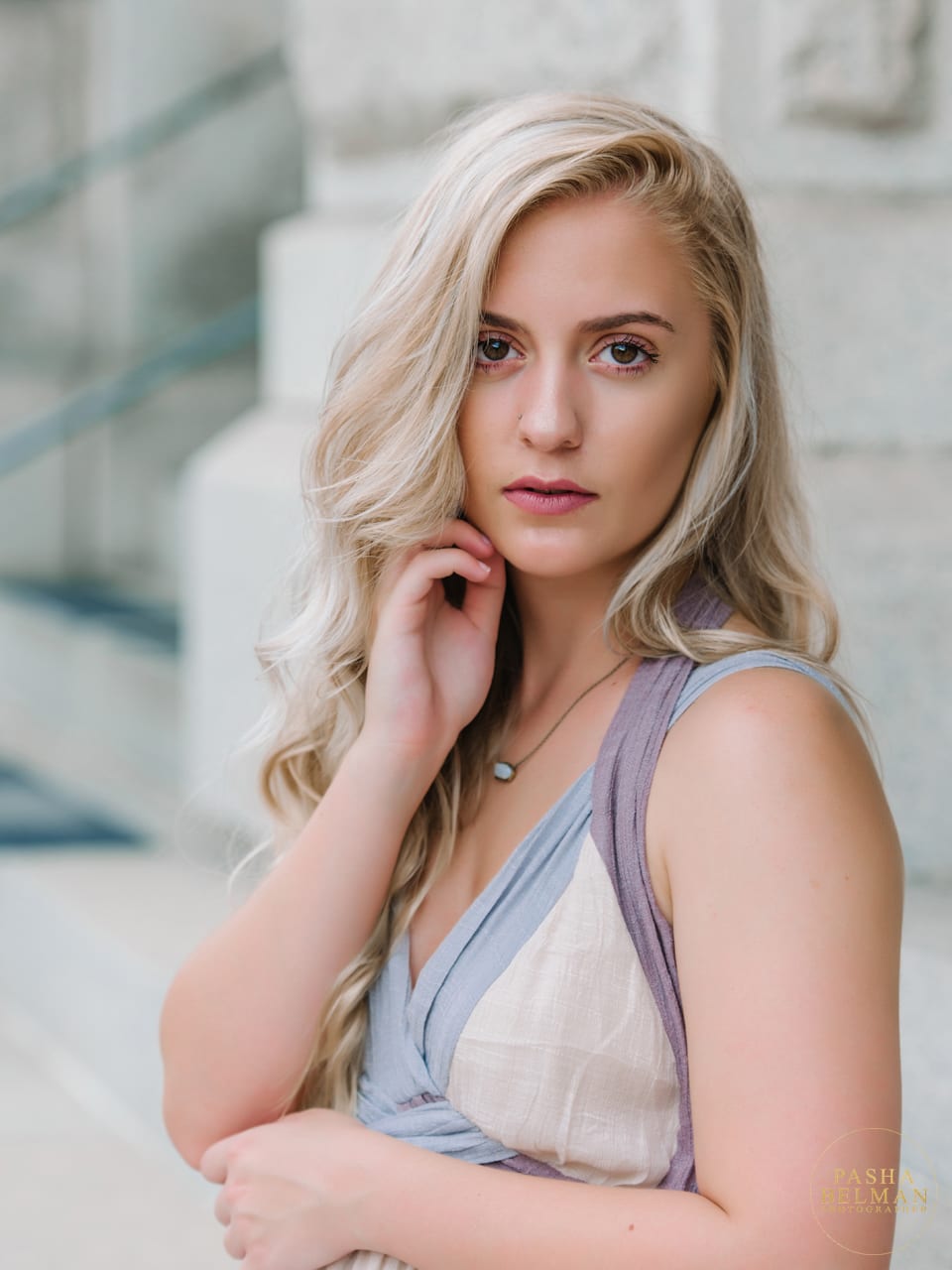 Gorgeous high school senior pictures in downtown Charleston SC by Pasha Belman Photographer