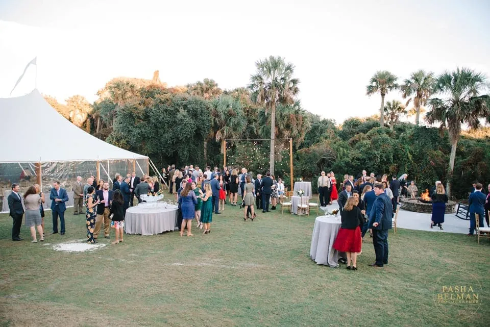 Ballroom wedding reception at The Sanctuary Kiawah Island
