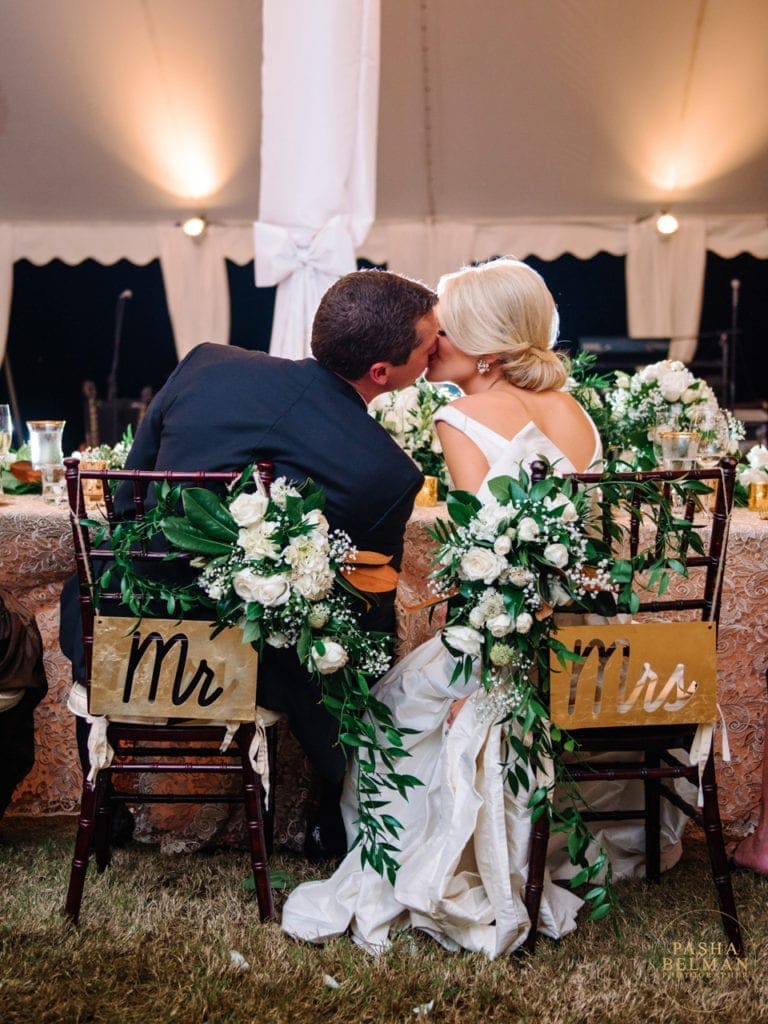 Pawleys Island Gold and White Summer Wedding at Caledonia Golf and Fish Club