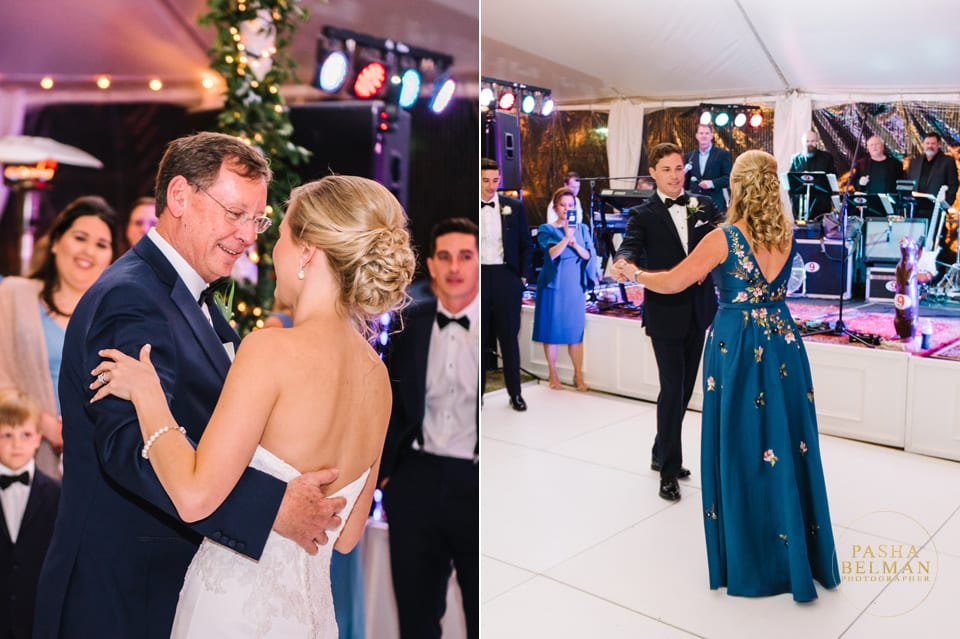 Father and Daughter First Dance - Mother and Son Dance - Pine Lakes Country Club Wedding in Myrtle Beach by Pasha Belman