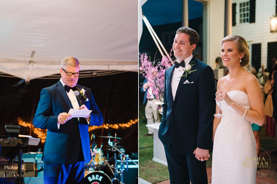 Myrtle Beach Wedding Photography - Father's Speech - Top Myrtle Beach Wedding Photographer 