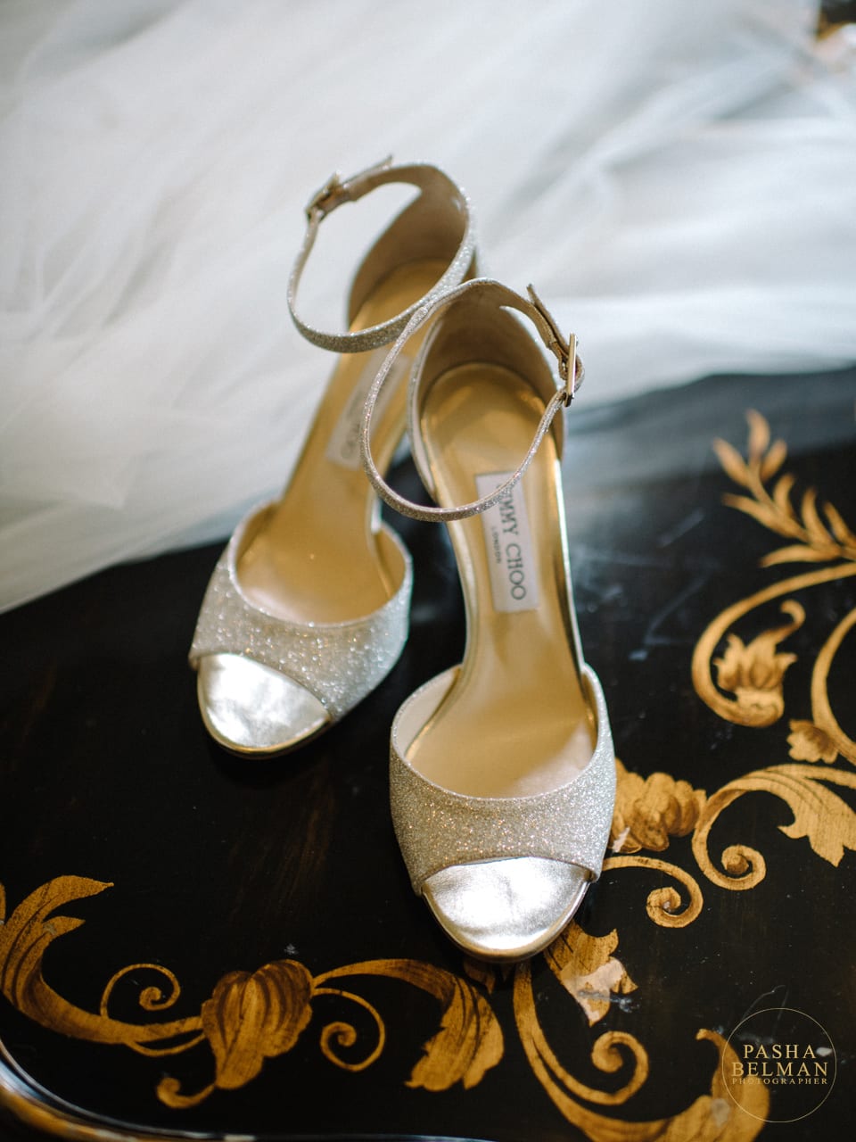 Gorgeous Jimmy Choo Wedding Shoes at a recent wedding at Charlotte Country Club in NC