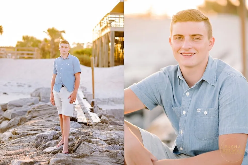 Senior guy in a natural wooded setting near Murrells Inlet by Pasha Belman