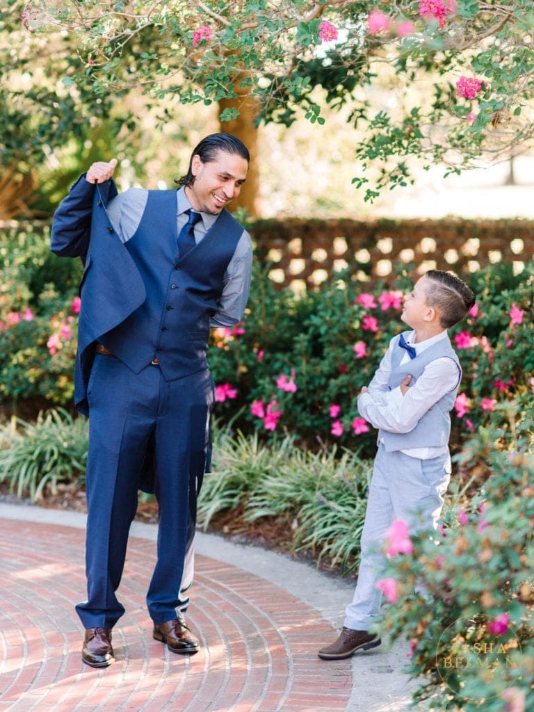 Outdoor Jewish ceremony Pine Lakes Country Club Myrtle Beach SC wedding