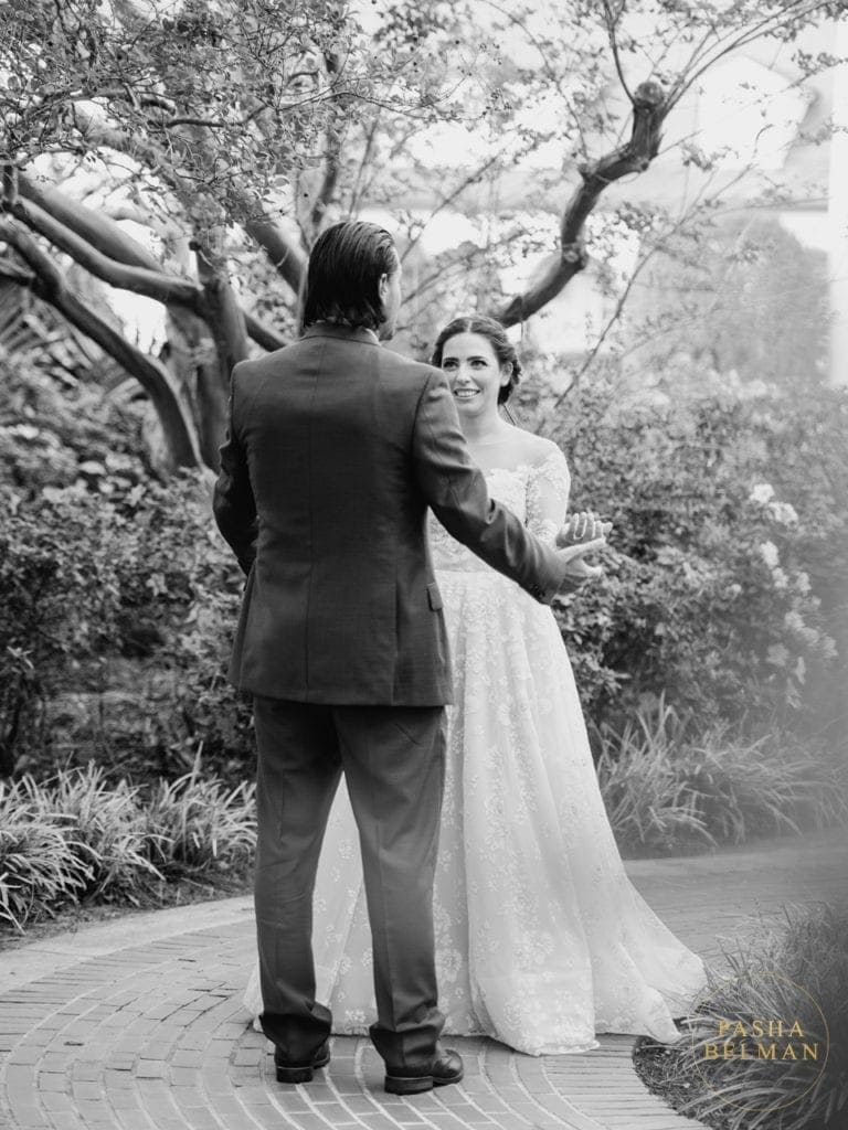 Newlyweds at Jewish wedding Pine Lakes Country Club Myrtle Beach SC