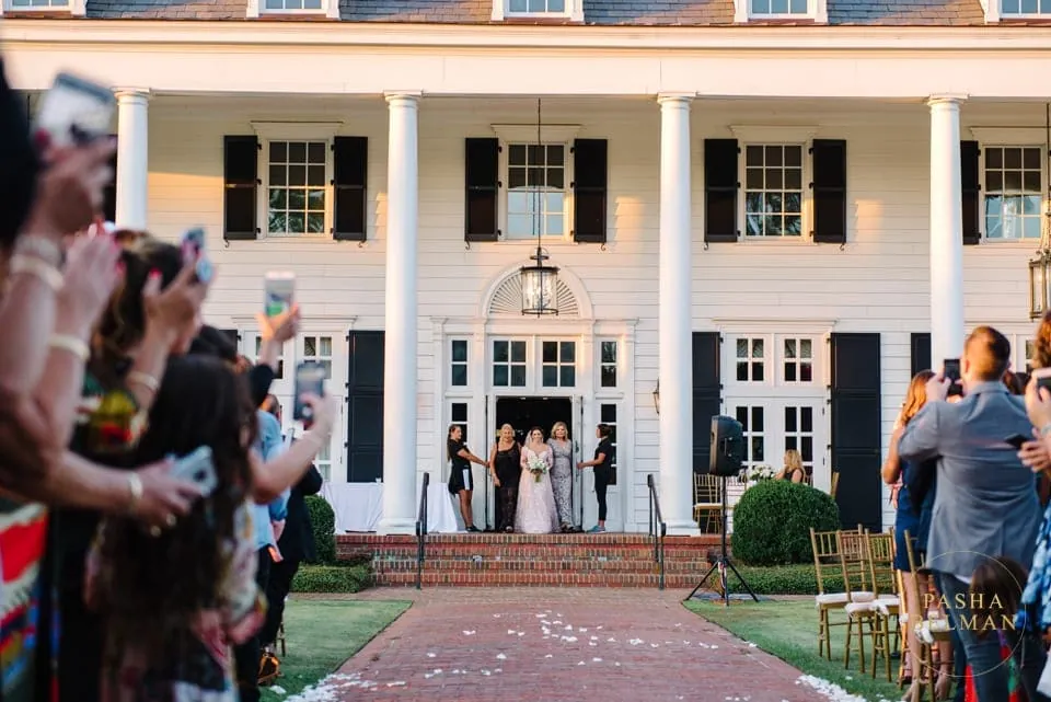 Jewish wedding couple Pine Lakes Country Club Myrtle Beach South Carolina