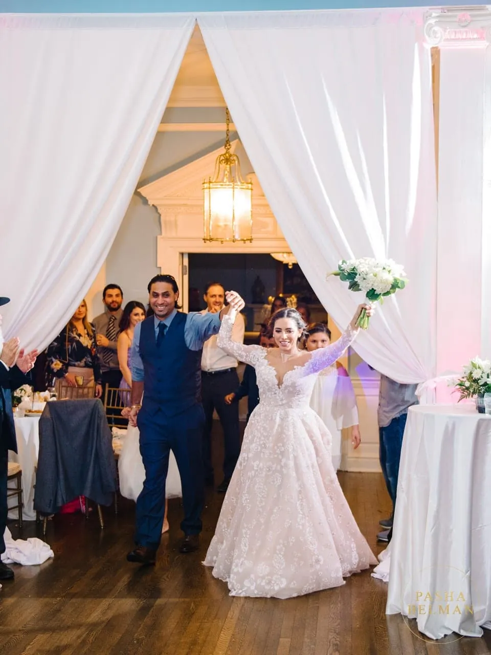 Guests dancing Jewish wedding Pine Lakes Country Club Myrtle Beach SC