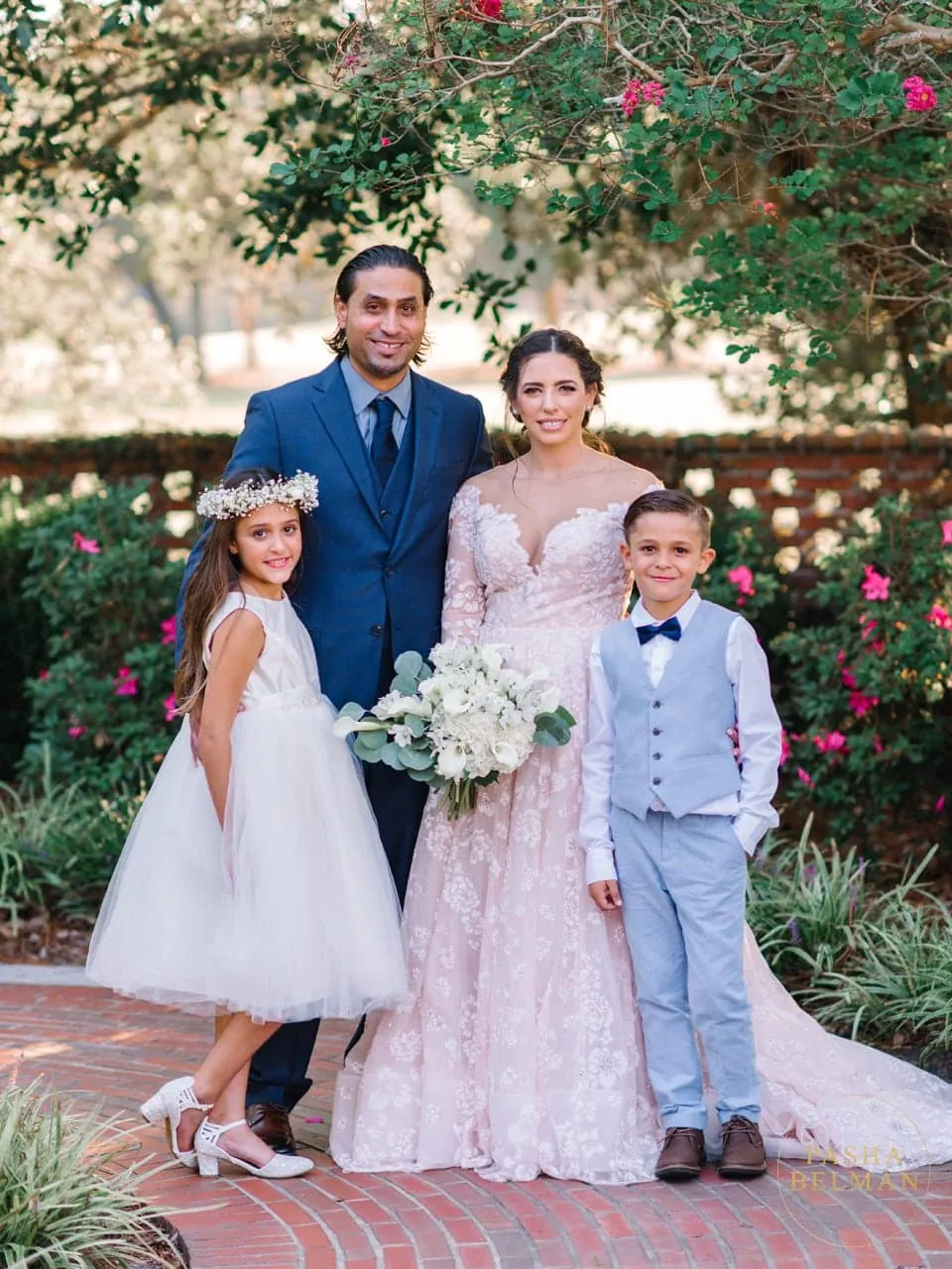 Leonnie and Roey portraits Pine Lakes Country Club Myrtle Beach wedding