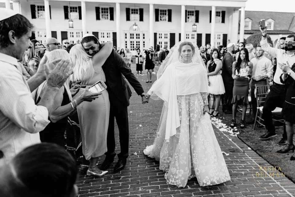 Hora at Jewish wedding Pine Lakes Country Club Myrtle Beach SC