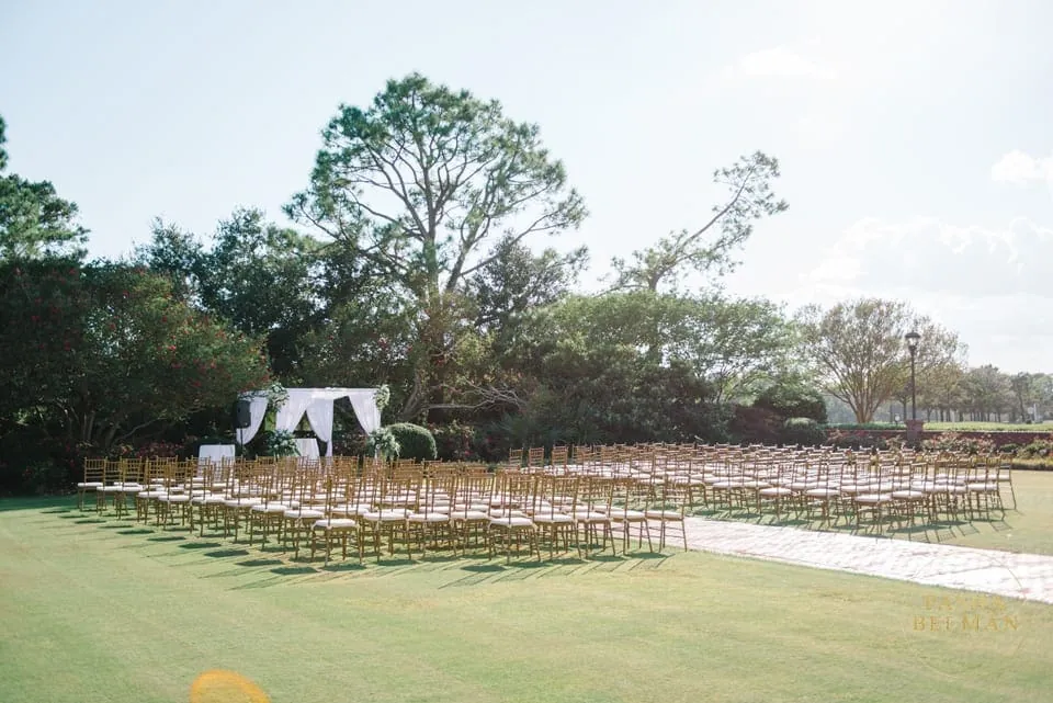 Traditional Jewish wedding ceremony Myrtle Beach Pine Lakes Country Club SC