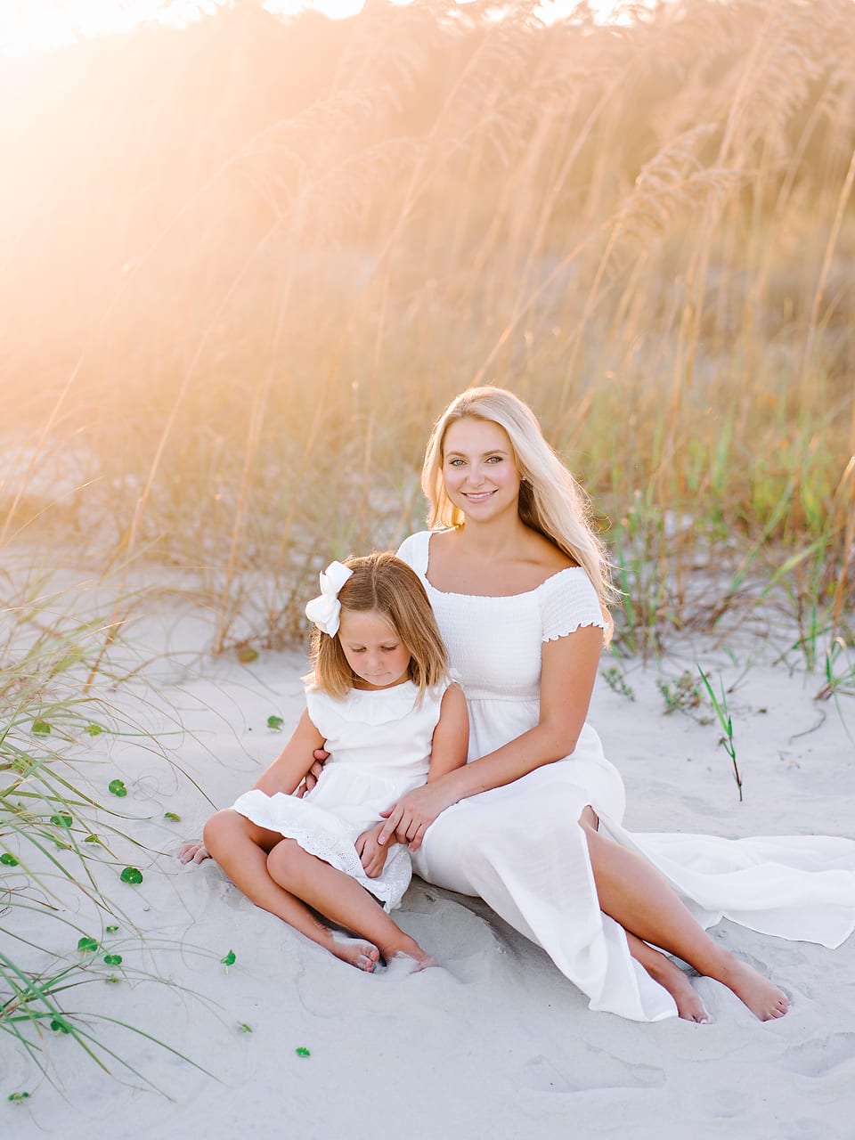 Mommy and Me Mini Session - Myrtle Beach Family Photographer - Family Beach Pictures Mini Portraits 