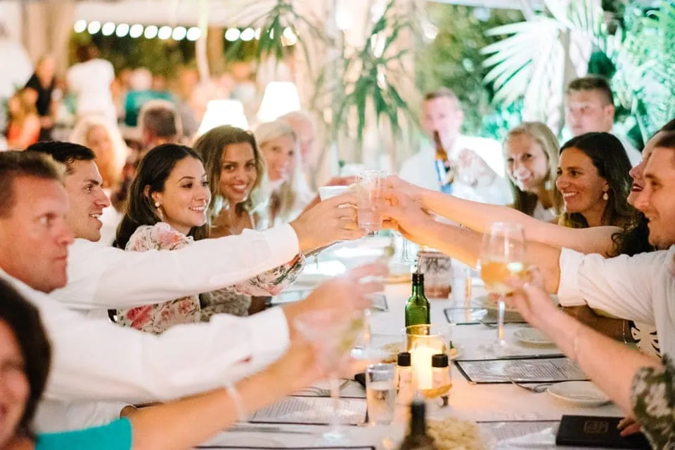 Dinner at Franks Outback in Pawleys Island - Wedding Intimate Reception - An Intimate Brookgreen Gardens Wedding