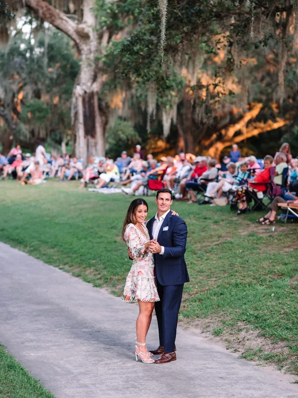 First Dance at Brookgreen Garden Intimate Wedding - Elopement Distention Wedding Photography