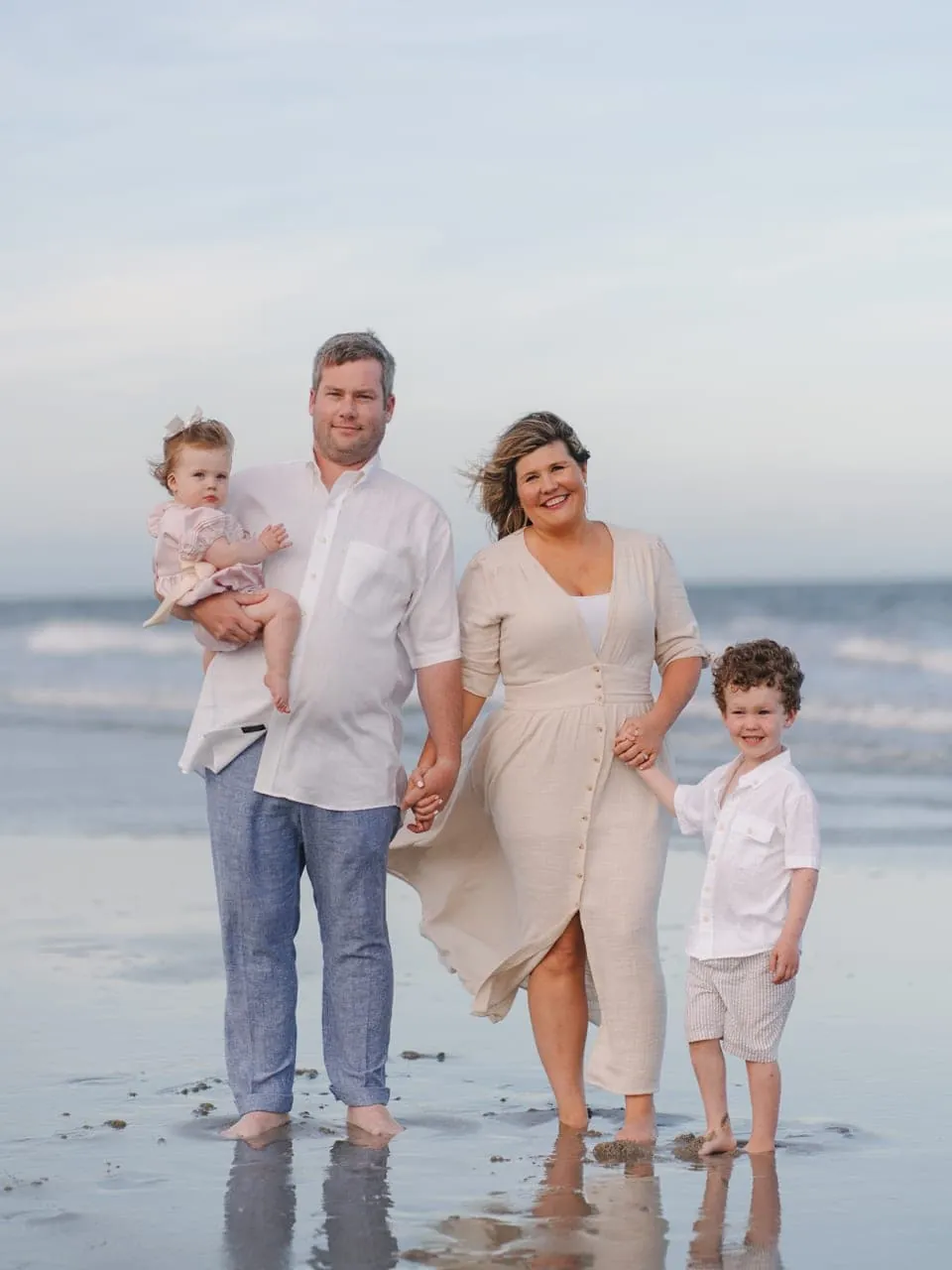 Myrtle Beach Family Pictures Under Pier - Myrtle Beach State Park Family Photographer