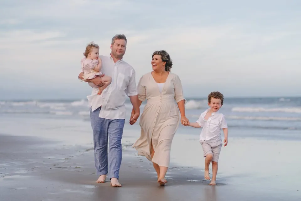 Myrtle Beach Family Pictures Under Pier - Myrtle Beach State Park Family Photographer