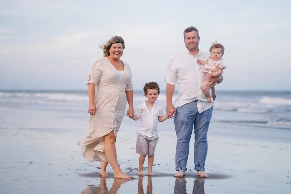 Myrtle Beach Family Pictures Under Pier - Myrtle Beach State Park Family Photographer