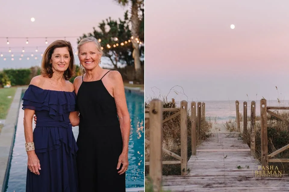 Debordieu Colony Rehearsal Dinner Photos - Private Beach Front Home Rehersal Dinner Pictures