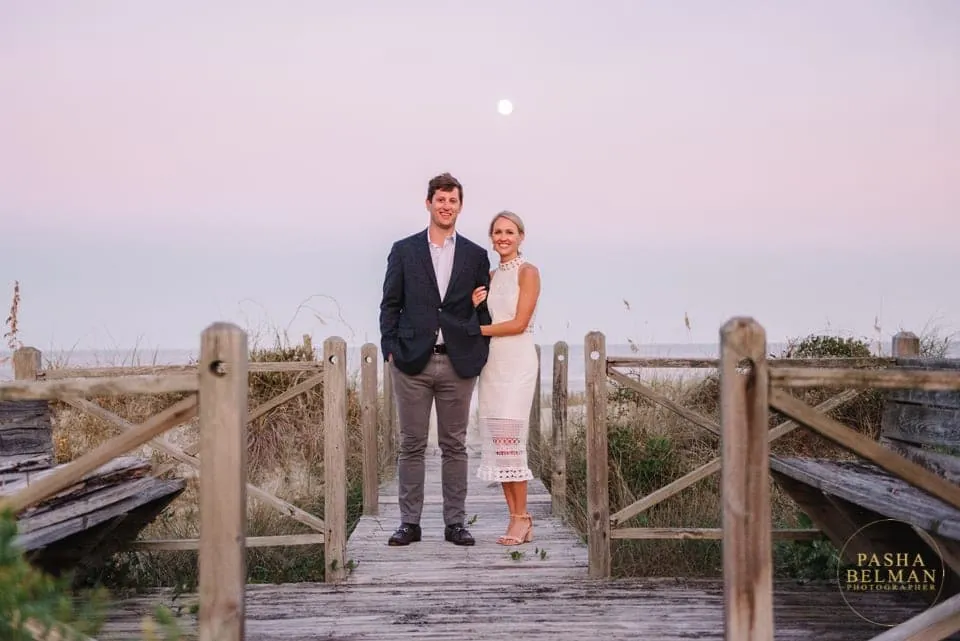 Debordieu Colony Rehearsal Dinner Photos - Private Beach Front Home Rehersal Dinner Pictures