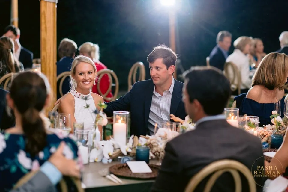 Debordieu Colony Rehearsal Dinner Photos - Private Beach Front Home Rehersal Dinner Pictures