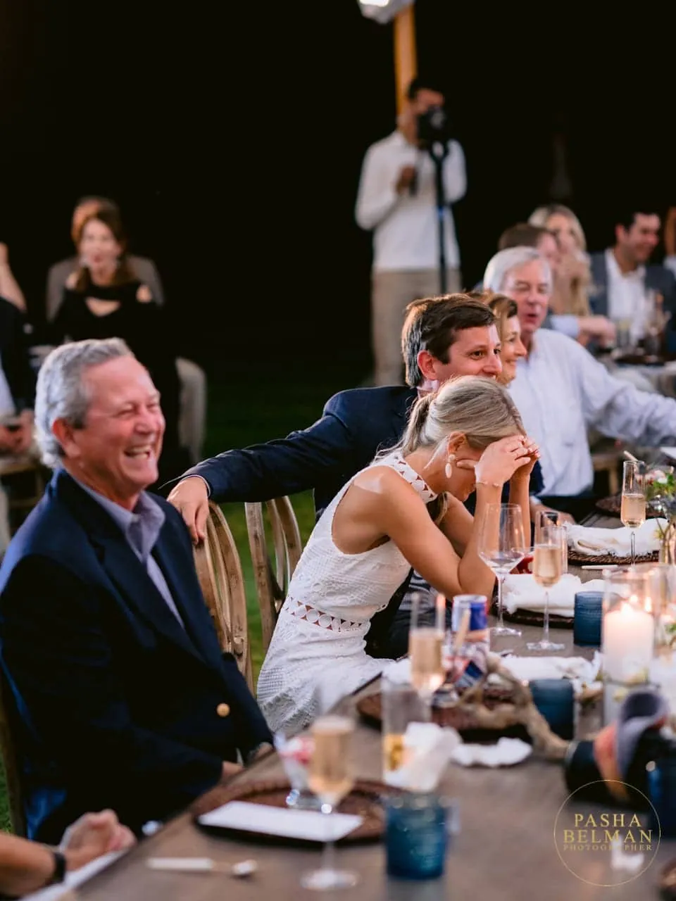 Debordieu Colony Rehearsal Dinner Photos - Private Beach Front Home Rehersal Dinner Photography