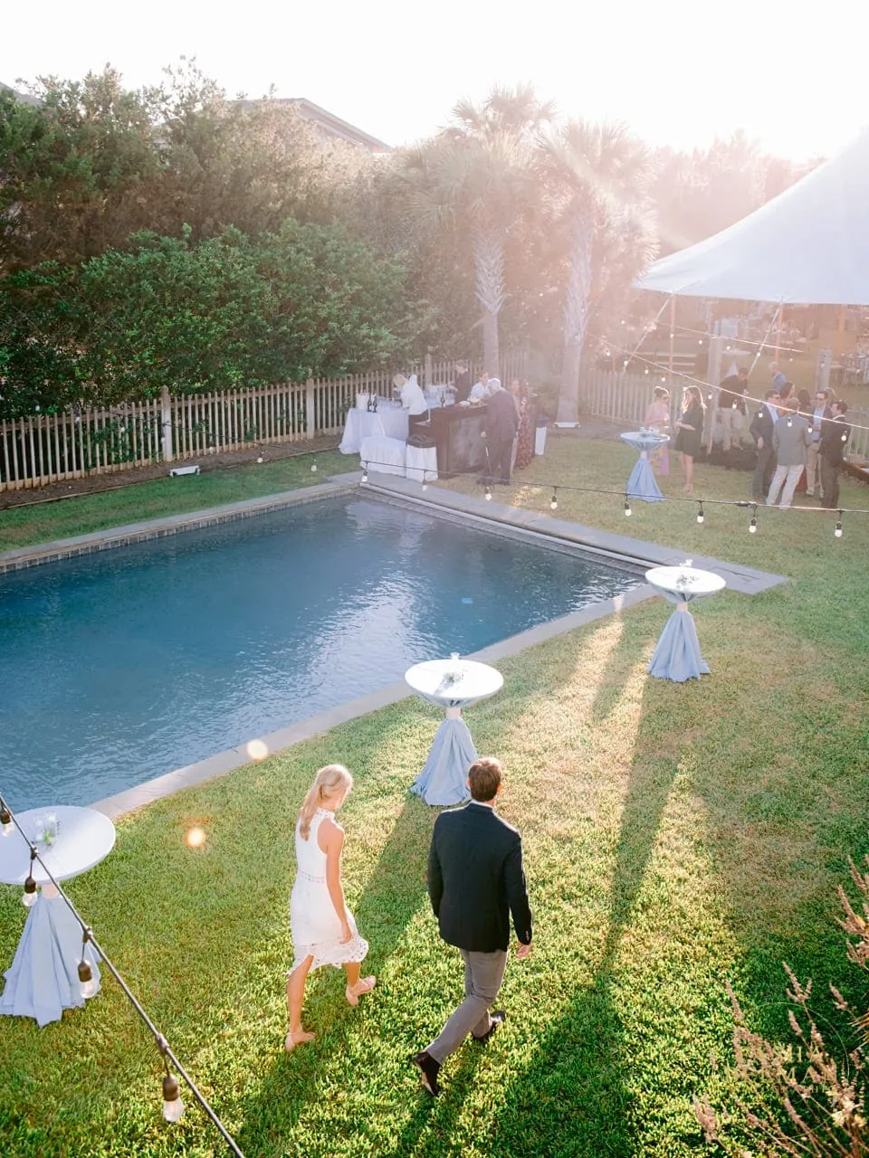 Outdoor Rehearsal Dinner at Debordieu Colony - Top Wedding Photos by Pasha Belman Photographer