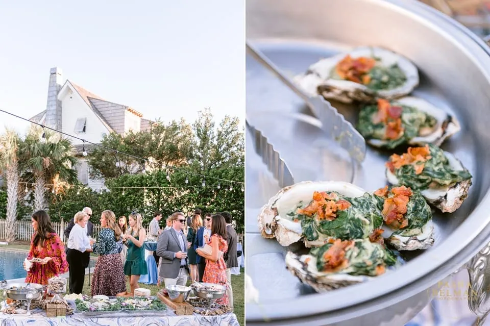 Outdoor Rehearsal Dinner at Debordieu Colony - Top Wedding Photos by Pasha Belman Photographer