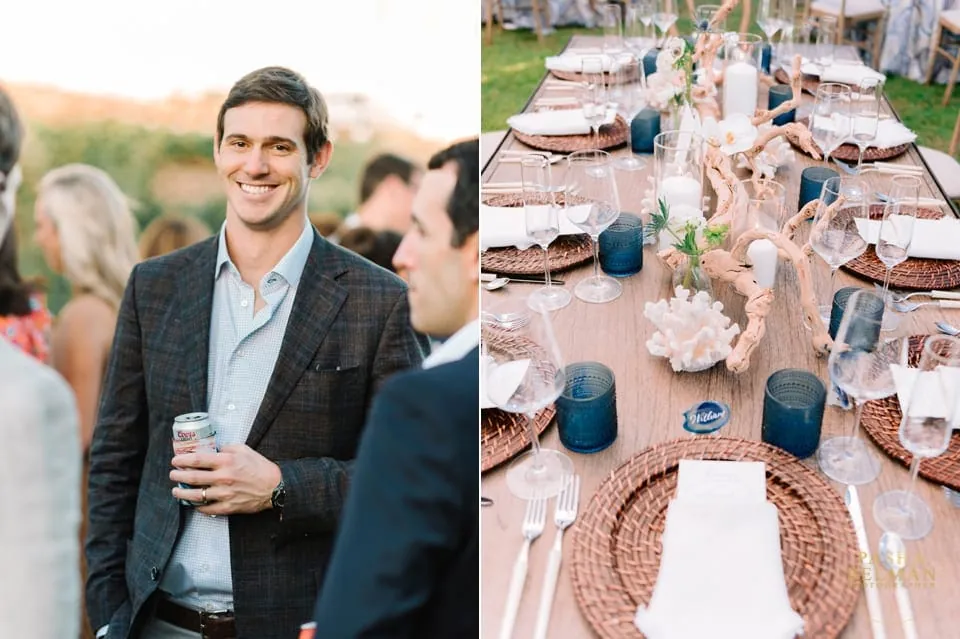 Outdoor Rehearsal Dinner at Debordieu Colony - Top Wedding Photos by Pasha Belman Photographer