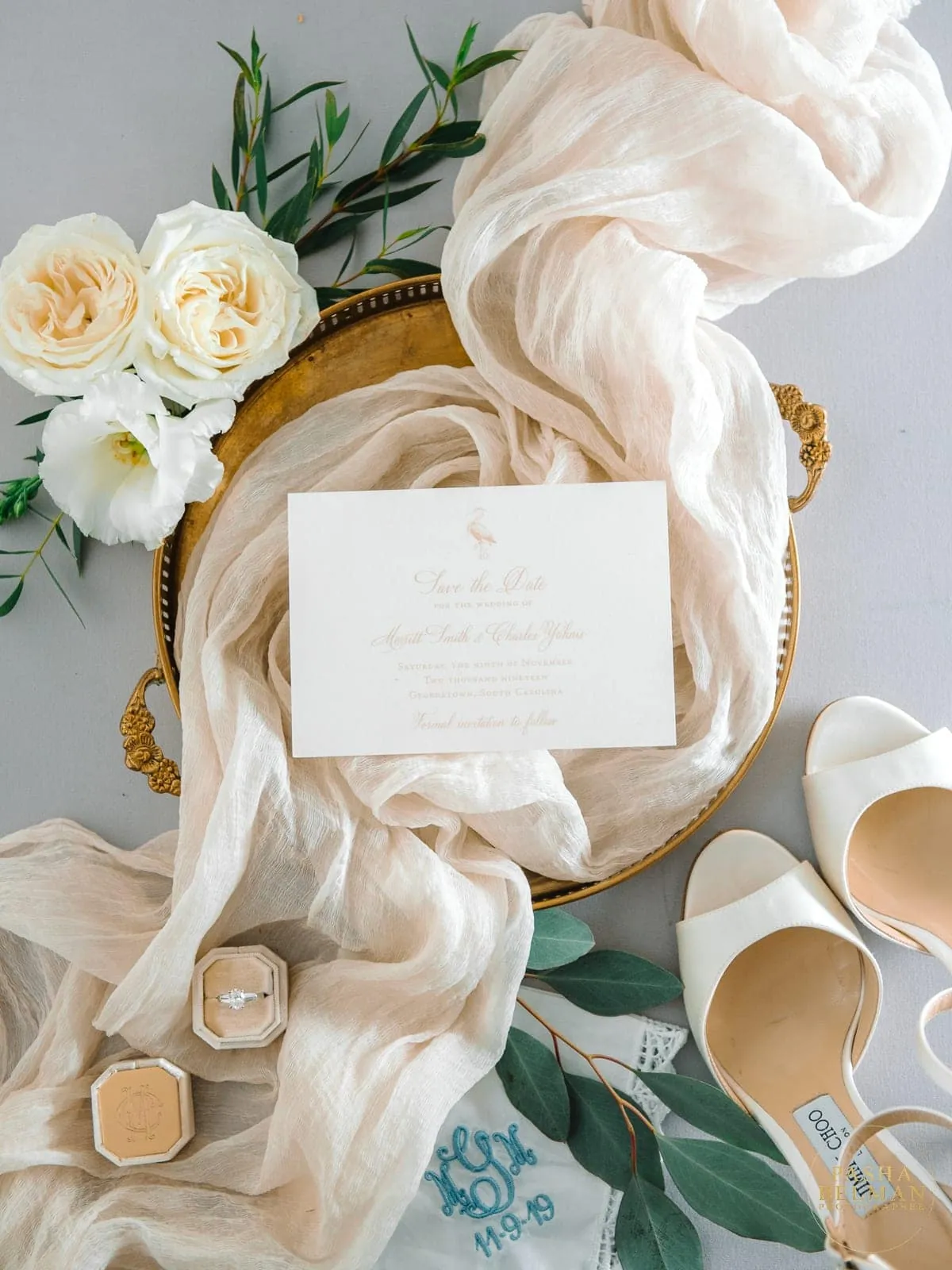 Bridal preparation at Debordieu Club Georgetown South Carolina wedding