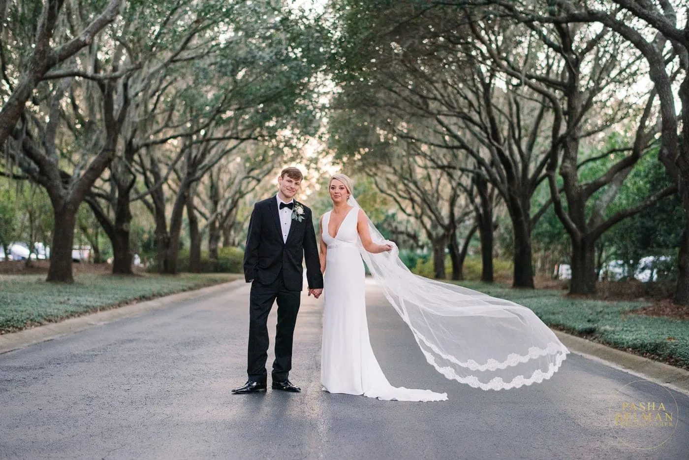 Couple after ceremony at Debordieu Club Georgetown South Carolina