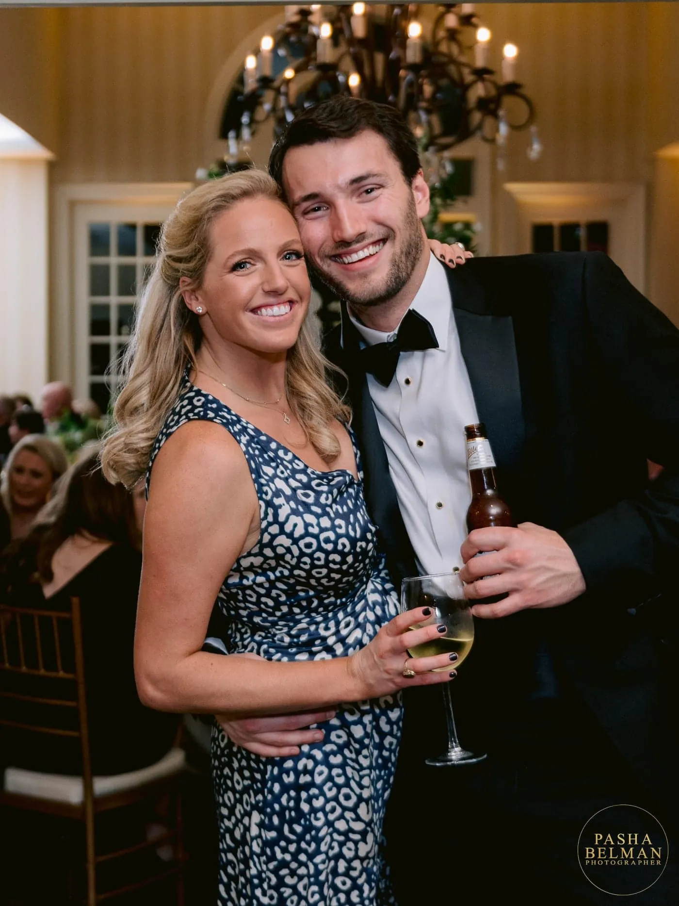 Wedding reception guests at Debordieu Club Georgetown South Carolina