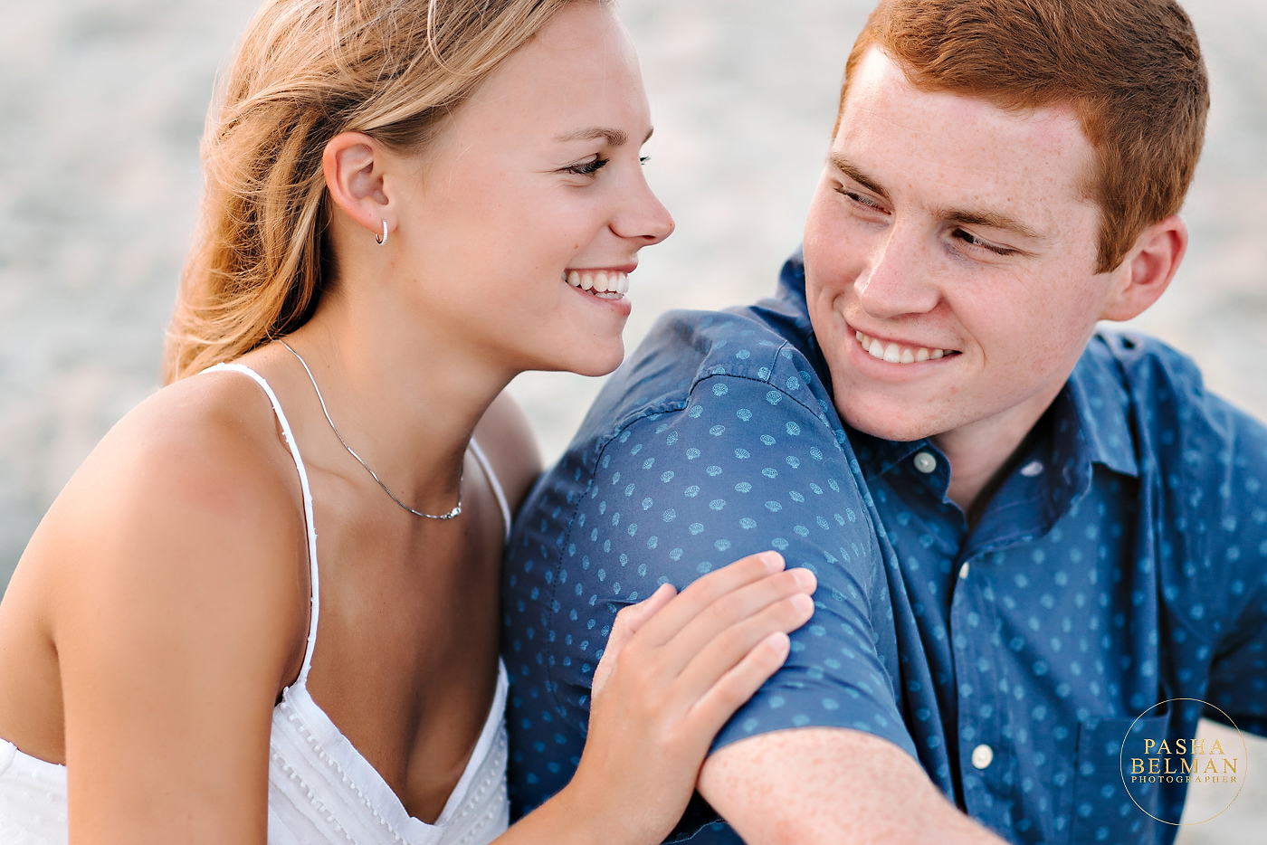 Pawleys Island Engagement Pictures with Cute Couple 
