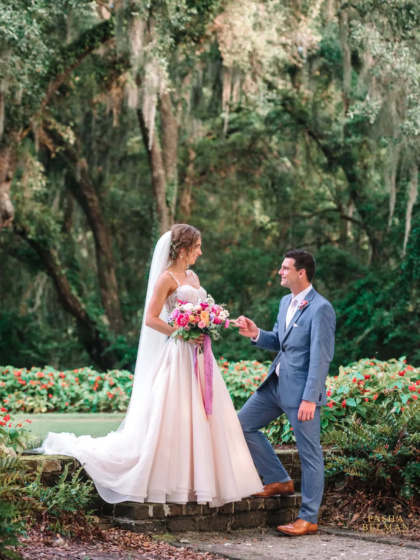 A Colorful Summer Caledonia Golf Club Wedding in Pawleys Island, SC