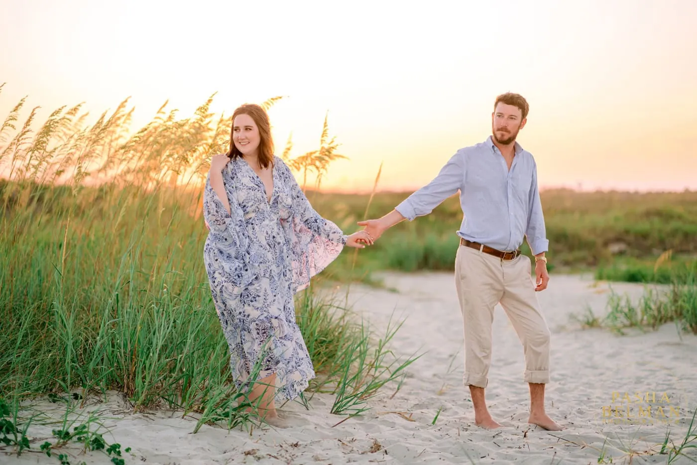 Garden City, SC Engagement Session by the water
