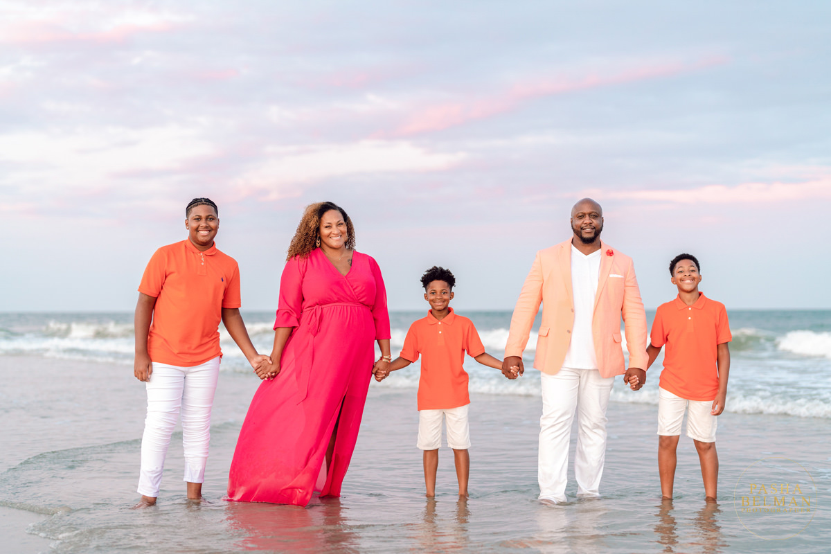Family Beach Pictures at Huntington Beach State Park in Murrells Inlet