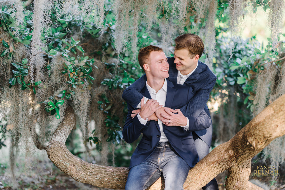 Same Sex Engagement Photos near Charleston, SC