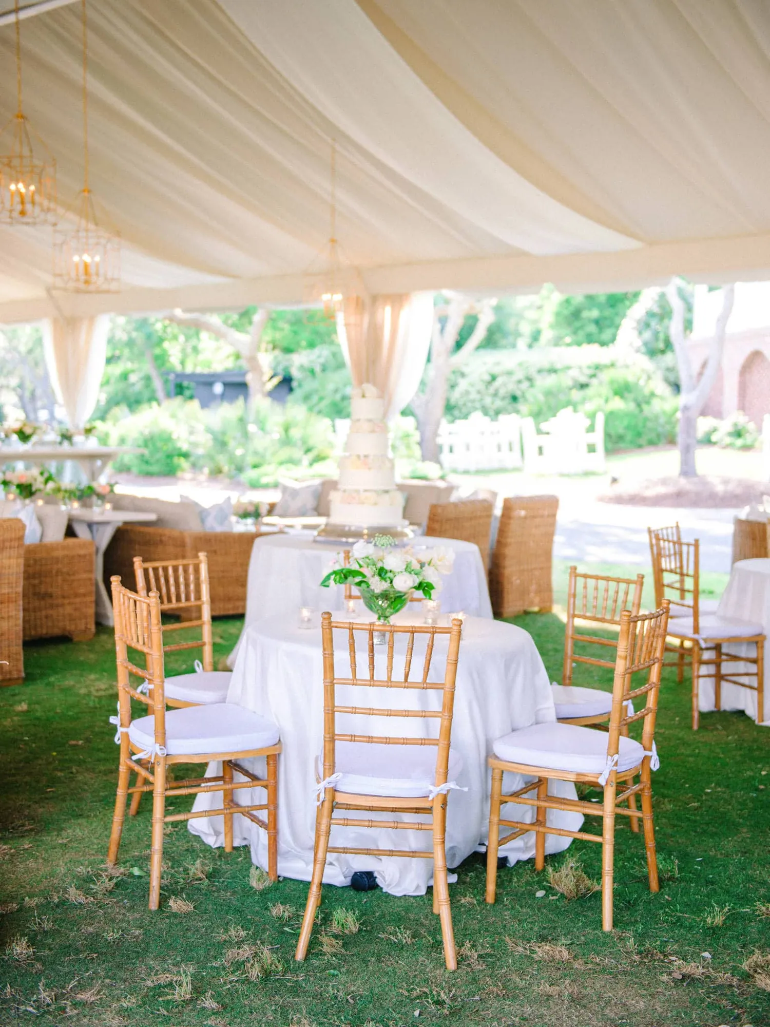 Elegant reception at Debordieu Colony Club South Carolina coastal wedding