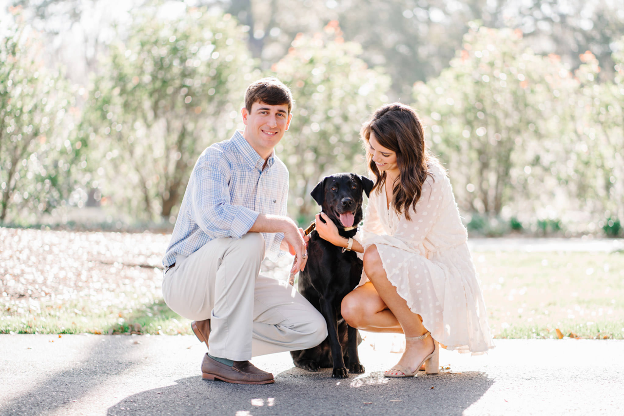Engagement pictures at Caledonia Golf & Fish Club in Pawleys Island