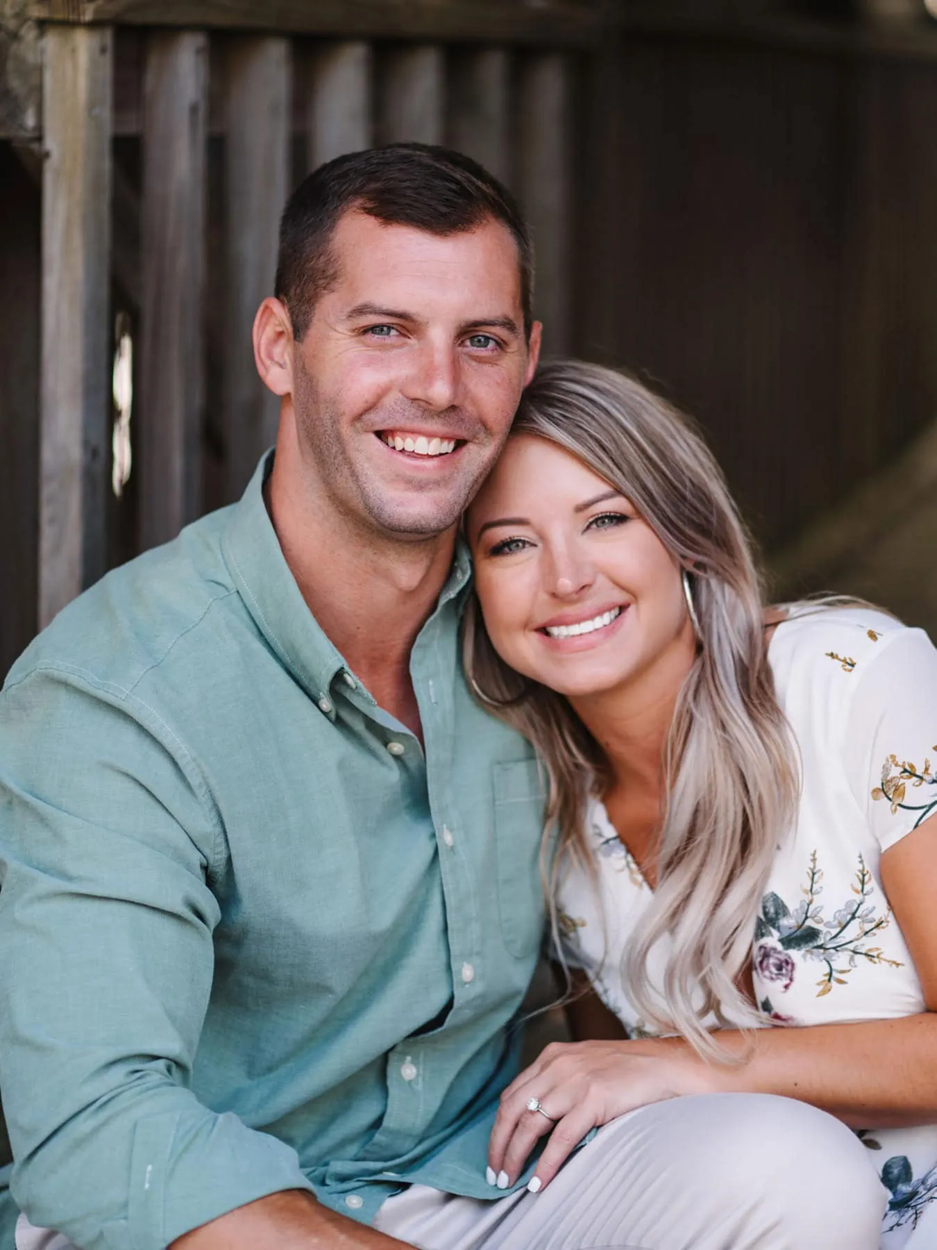 Pawleys Island Engagement Photos at the Beach - Pawleys Island Engagement Photos