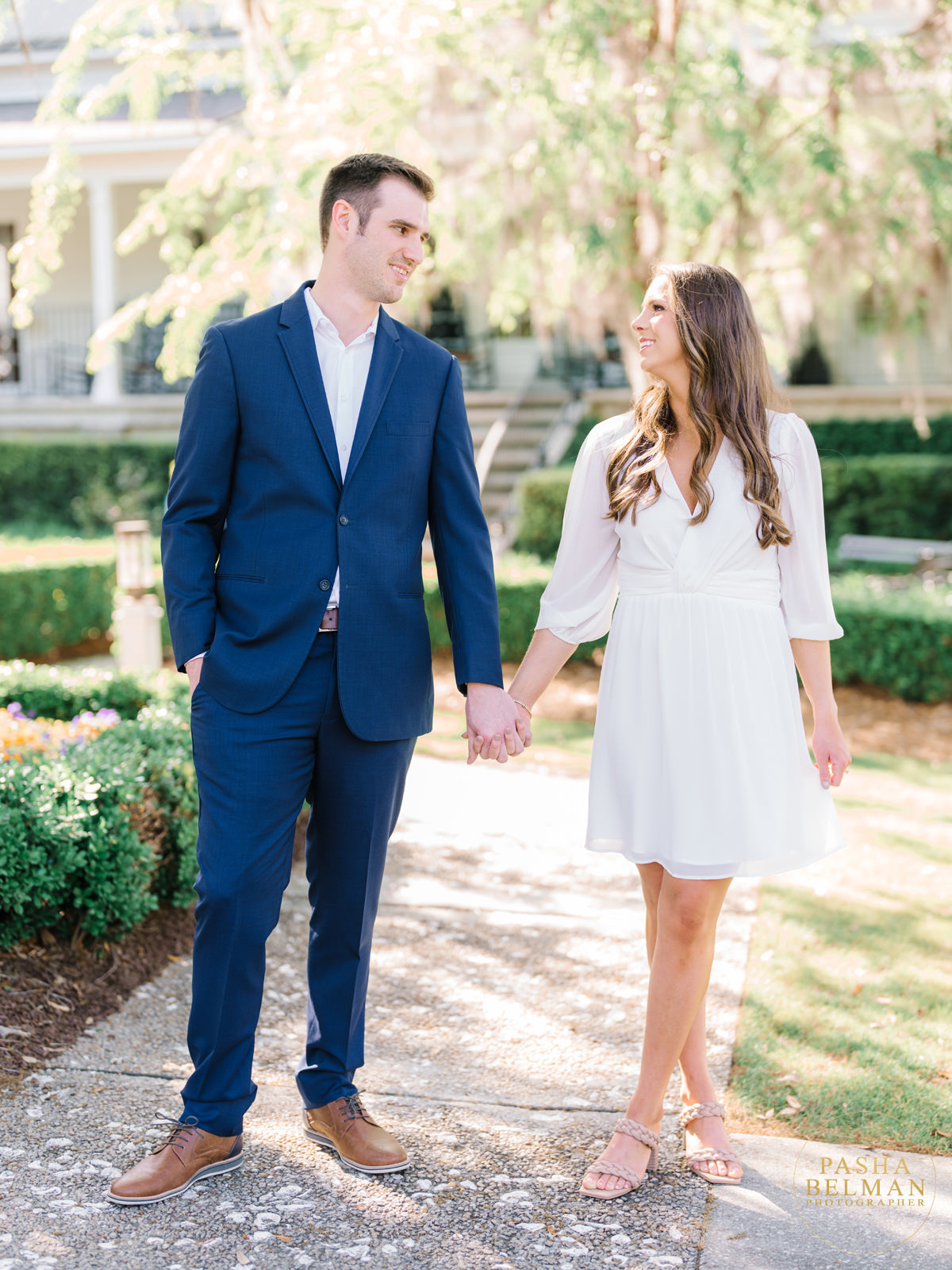 Engagement Pictures at Caledonia Golf & Fish Club in Pawleys Island